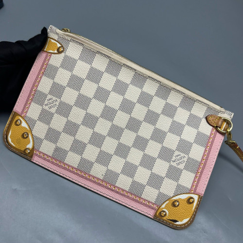 Louis Vuitton Neverfull MM Damier Azur White