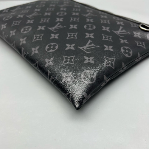 Louis Vuitton Clutch Monogram Eclipse Black