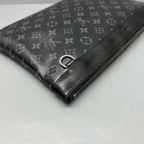 Louis Vuitton Clutch Monogram Eclipse Black
