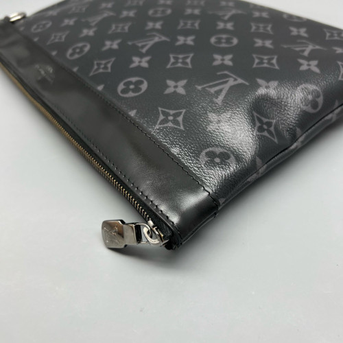 Louis Vuitton Clutch Monogram Eclipse Black