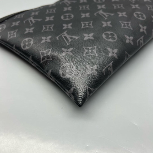 Louis Vuitton Clutch Monogram Eclipse Black
