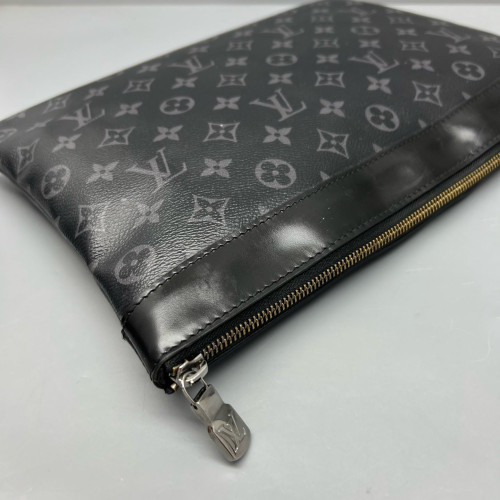 Louis Vuitton Clutch Monogram Eclipse Black