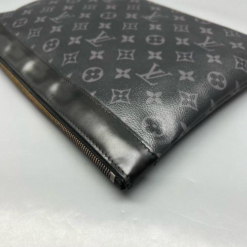 Louis Vuitton Clutch Monogram Eclipse Black