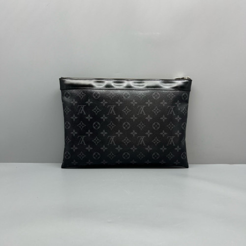 Louis Vuitton Clutch Monogram Eclipse Black