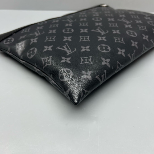 Louis Vuitton Clutch Monogram Eclipse Black