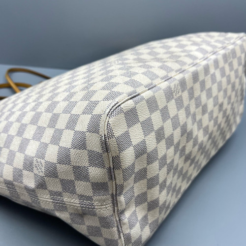 Louis Vuitton Neverfull GM Damier Azur White Grey