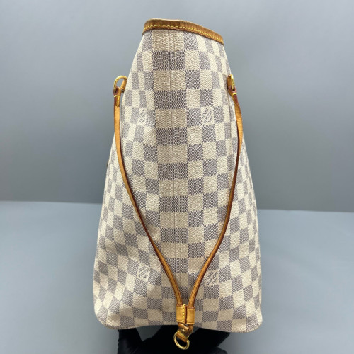 Louis Vuitton Neverfull GM Damier Azur White Grey