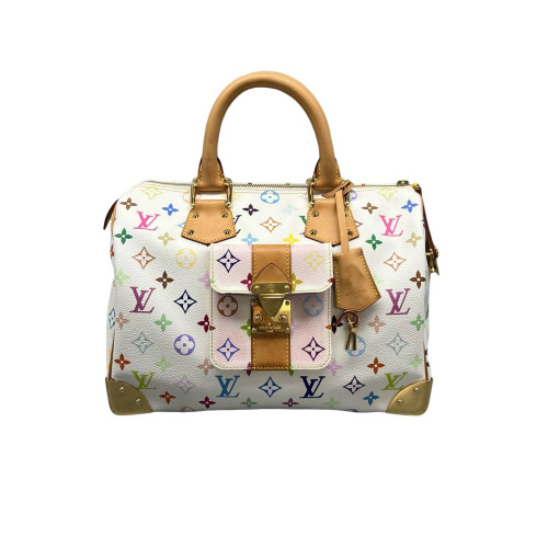 Louis Vuitton Speedy 30 Monogram White