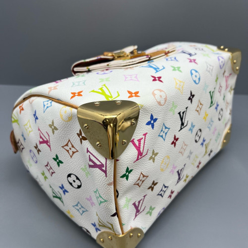 Louis Vuitton Speedy 30 Monogram White