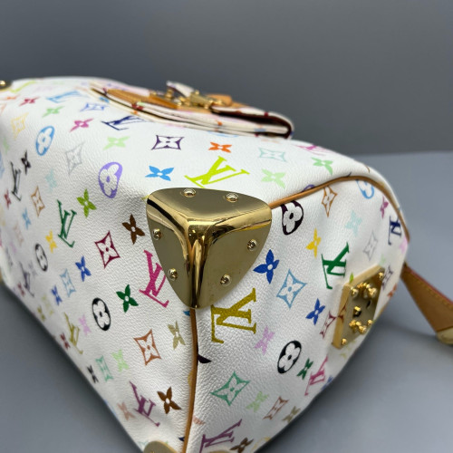Louis Vuitton Speedy 30 Monogram White