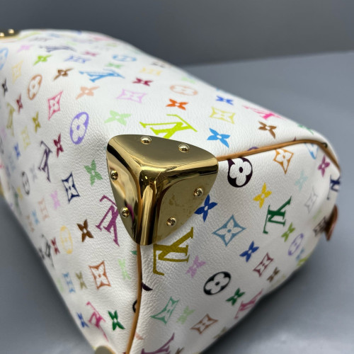 Louis Vuitton Speedy 30 Monogram White