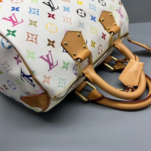 Louis Vuitton Speedy 30 Monogram White