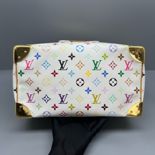 Louis Vuitton Speedy 30 Monogram White