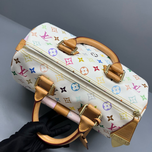 Louis Vuitton Speedy 30 Monogram White
