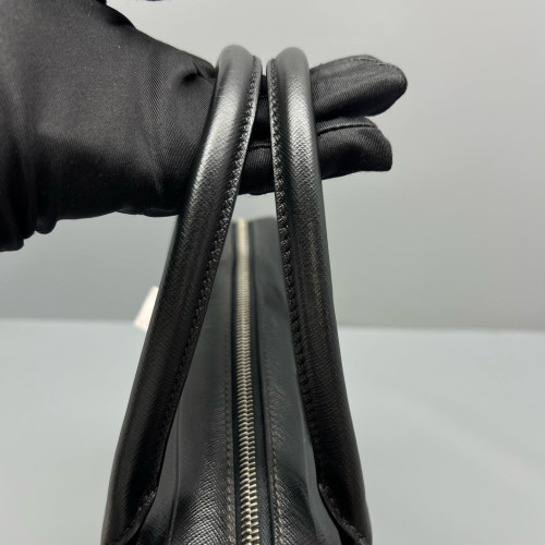 Prada Briefcase Saffiano Calfskin Black