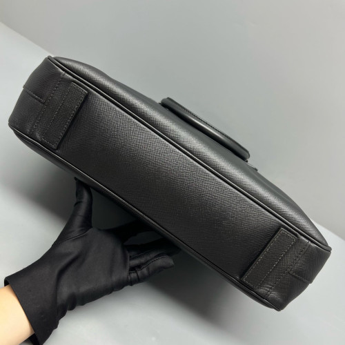 Prada Briefcase Saffiano Calfskin Black