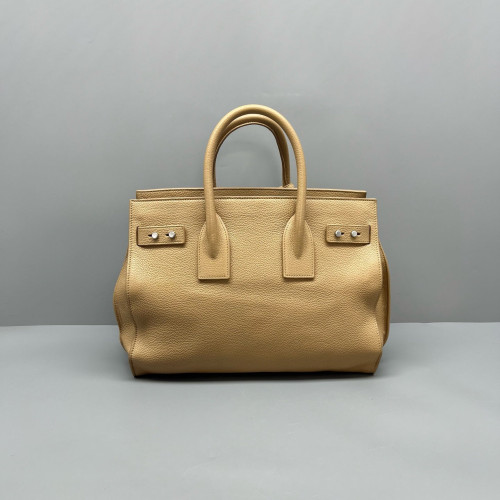 Yves Saint Laurent Small Sac De Jour Grained Calfskin Natural Tan
