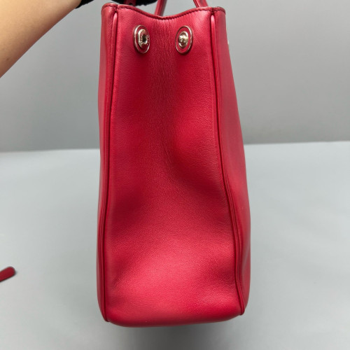 Dior Large Diorissimo Tote Calfskin Red Dior Large Diorissimo Tote Calfskin Red