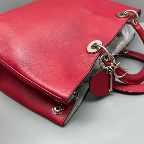 Dior Large Diorissimo Tote Calfskin Red Dior Large Diorissimo Tote Calfskin Red