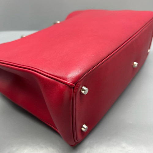 Dior Large Diorissimo Tote Calfskin Red Dior Large Diorissimo Tote Calfskin Red