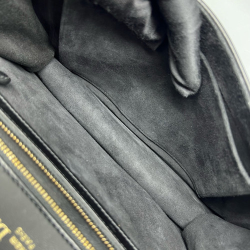 Dior Medium Diorama Calfskin Black