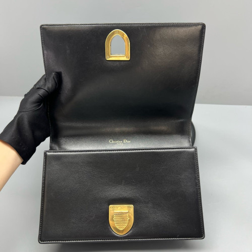 Dior Medium Diorama Calfskin Black