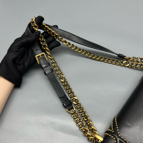 Dior Medium Diorama Calfskin Black