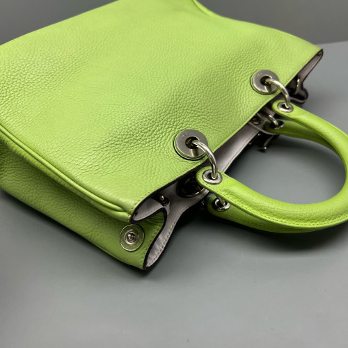 Dior Medium Diorissimo Tote Calfskin Green Dior Medium Diorissimo Tote Calfskin Green