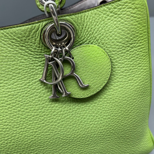 Dior Medium Diorissimo Tote Calfskin Green Dior Medium Diorissimo Tote Calfskin Green