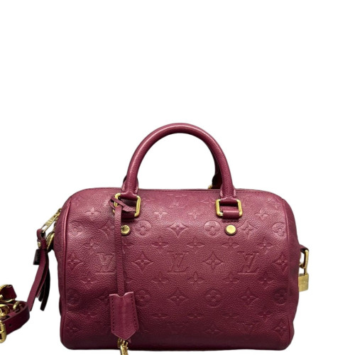Louis Vuitton Speedy Bandouliere 25 Monogram Empreinte Azalea Louis Vuitton Speedy Bandouliere 25 Monogram Empreinte Azalea