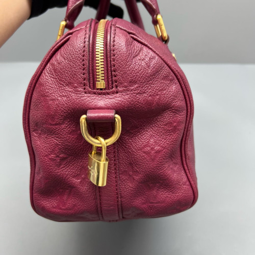 Louis Vuitton Speedy Bandouliere 25 Monogram Empreinte Azalea Louis Vuitton Speedy Bandouliere 25 Monogram Empreinte Azalea