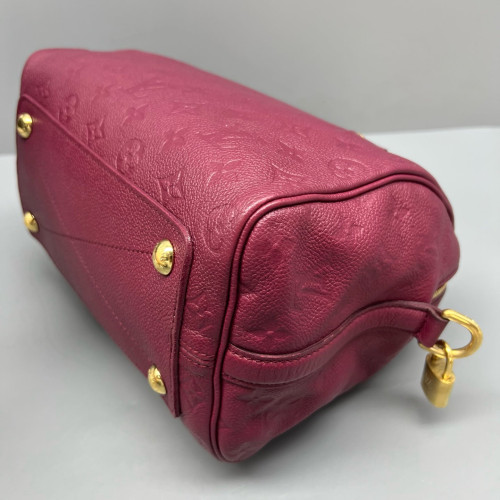 Louis Vuitton Speedy Bandouliere 25 Monogram Empreinte Azalea Louis Vuitton Speedy Bandouliere 25 Monogram Empreinte Azalea