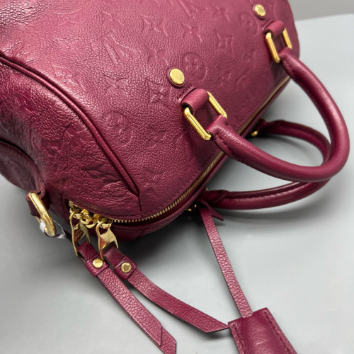Louis Vuitton Speedy Bandouliere 25 Monogram Empreinte Azalea Louis Vuitton Speedy Bandouliere 25 Monogram Empreinte Azalea