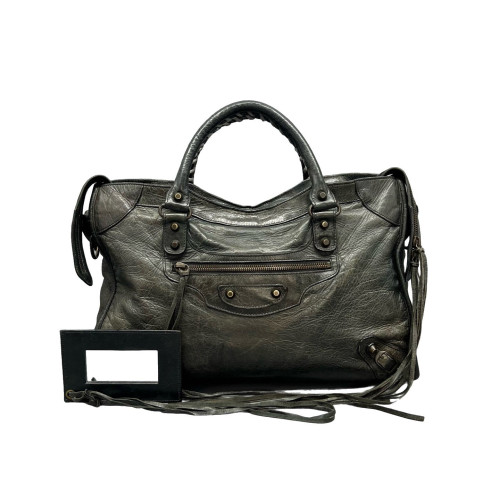 Balenciaga Medium City Arena Lambskin Green
