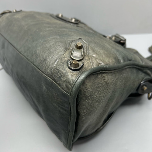 Balenciaga Medium City Arena Lambskin Green