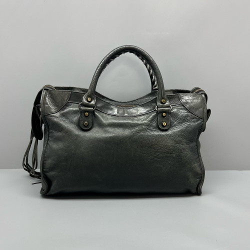 Balenciaga Medium City Arena Lambskin Green