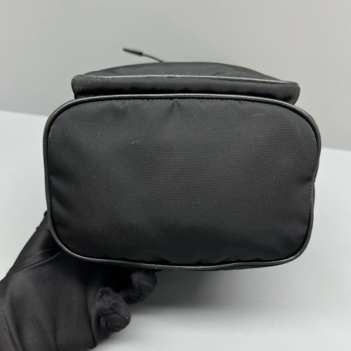 Prada Duet Bucket Bag Nylon Black