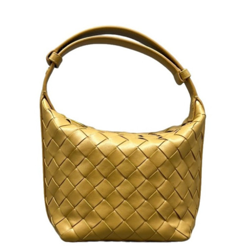 Bottega Veneta Hobo Lambskin Intrecciato Nappa Natural Tan