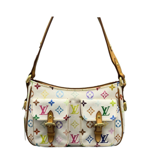 Louis Vuitton Shoulder Bag Monogram Multicolor White