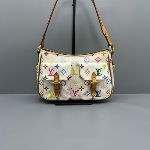 Louis Vuitton Shoulder Bag Monogram Multicolor White
