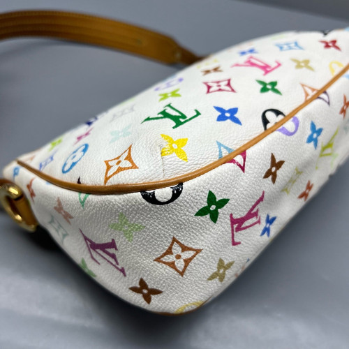 Louis Vuitton Shoulder Bag Monogram Multicolor White