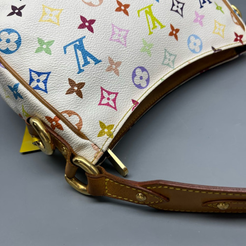 Louis Vuitton Shoulder Bag Monogram Multicolor White