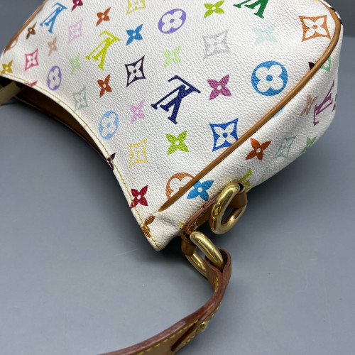 Louis Vuitton Shoulder Bag Monogram Multicolor White