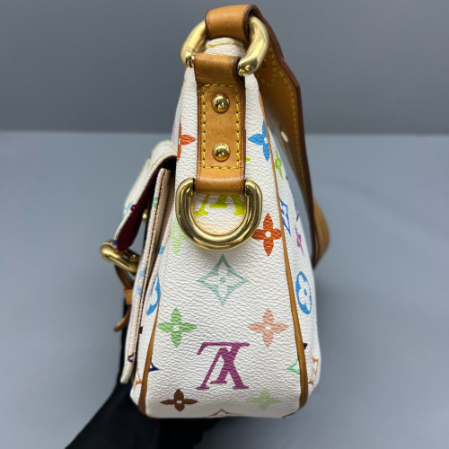 Louis Vuitton Shoulder Bag Monogram Multicolor White