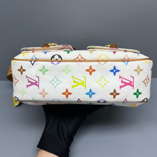 Louis Vuitton Shoulder Bag Monogram Multicolor White