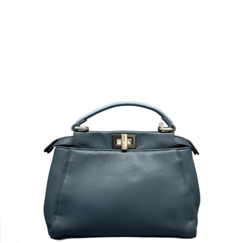 Fendi Peekaboo Mini Calfskin Blue