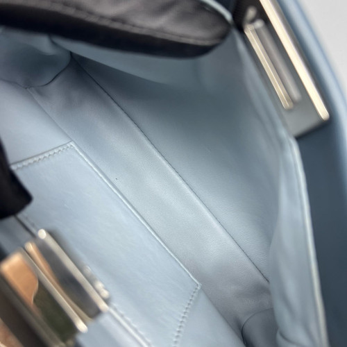 Fendi Peekaboo Mini Calfskin Blue