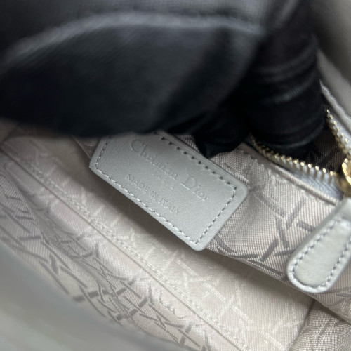 Dior Mini Lady Dior Calfskin Grey Dior Mini Lady Dior Calfskin Grey