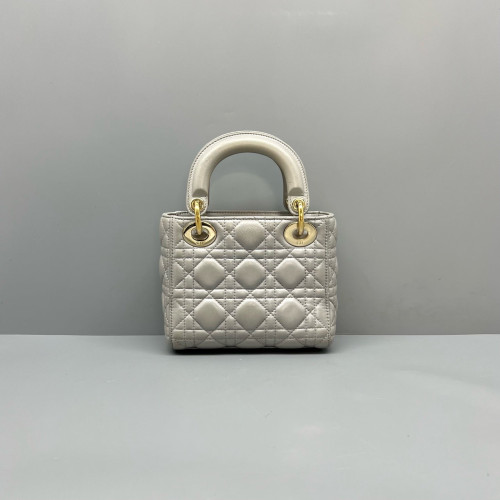 Dior Mini Lady Dior Calfskin Grey Dior Mini Lady Dior Calfskin Grey