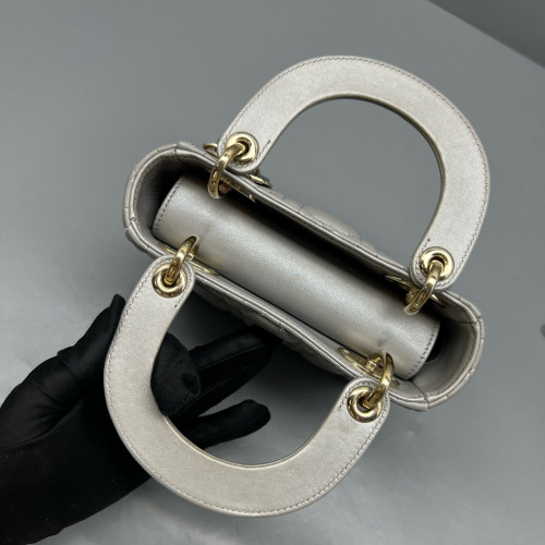 Dior Mini Lady Dior Calfskin Grey Dior Mini Lady Dior Calfskin Grey